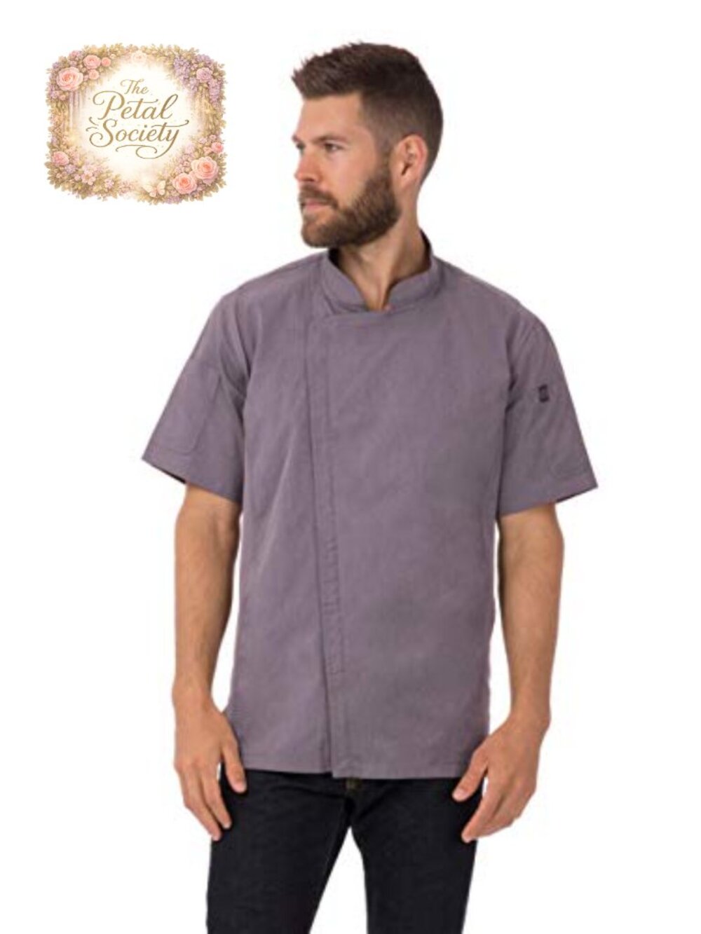 Chef Coat Tailored Fit Lightweight Fine Twill Cool Vent Side Panels